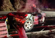 Powell Butte man arrested after single-vehicle crash and fire on Highway 97